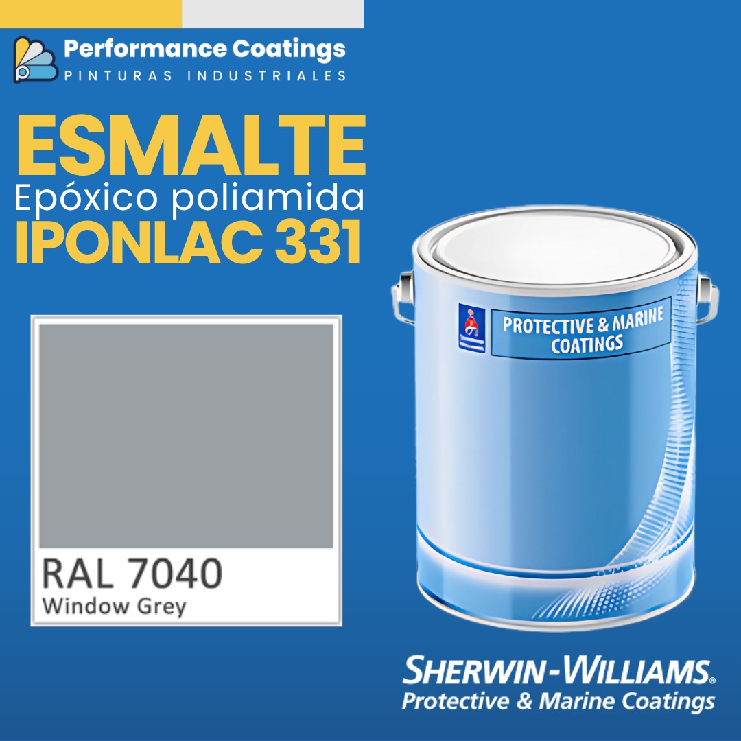 IPONLAC 331 Esmalte Epóxico Poliamida – Protección Industrial de Alto Desempeño