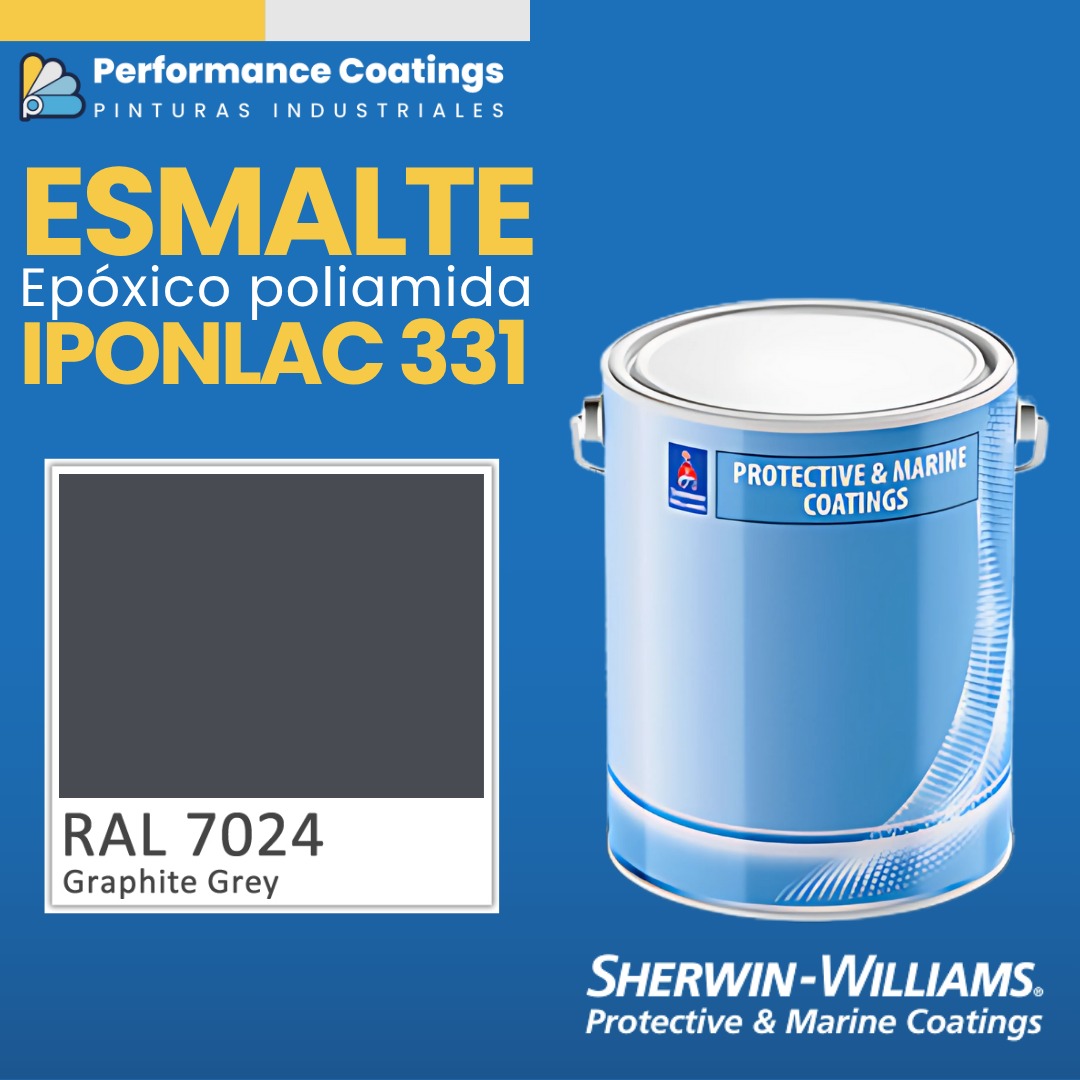 IPONLAC 331 Esmalte Epóxico Poliamida – Protección Industrial de Alto Desempeño