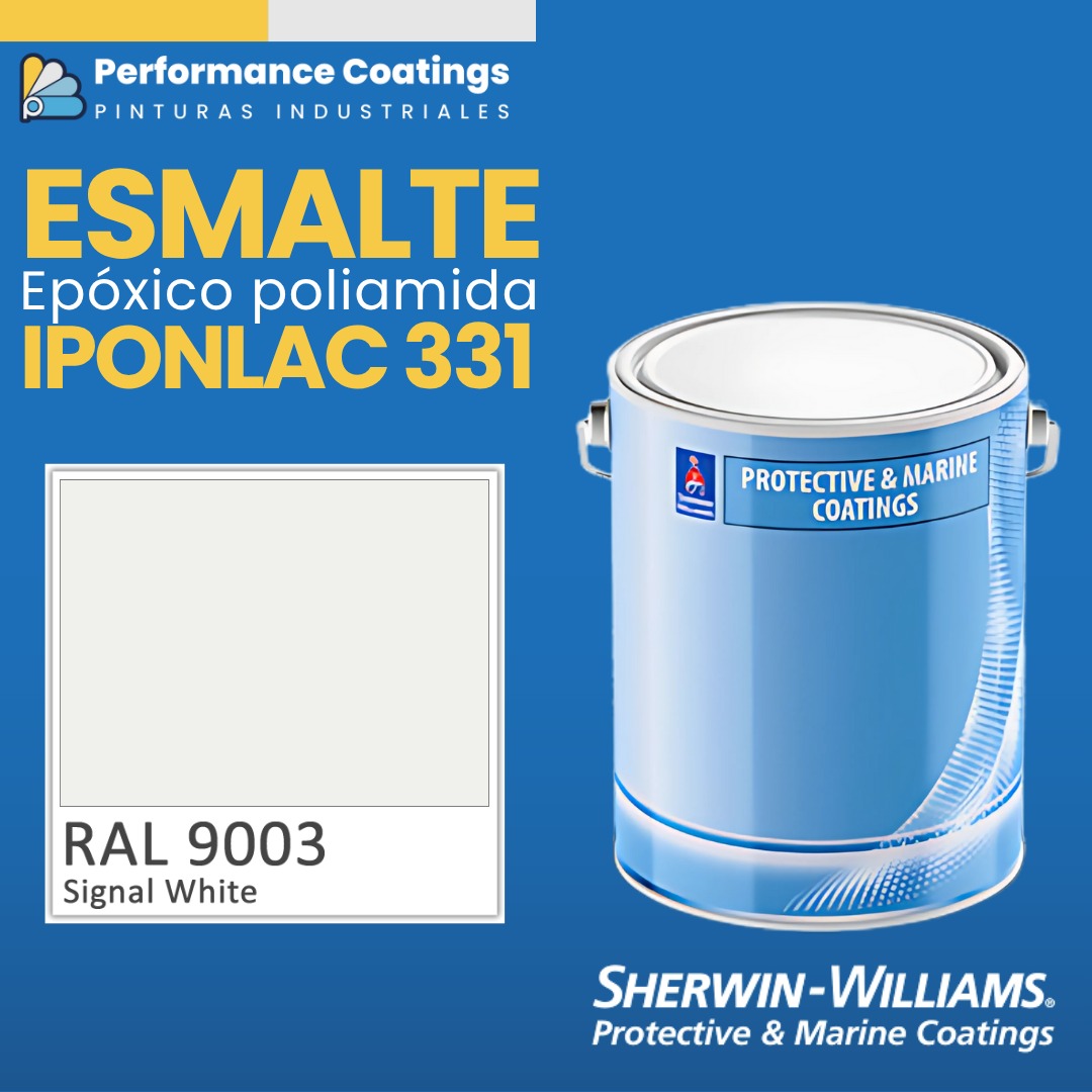 IPONLAC 331 Esmalte Epóxico Poliamida – Protección Industrial de Alto Desempeño