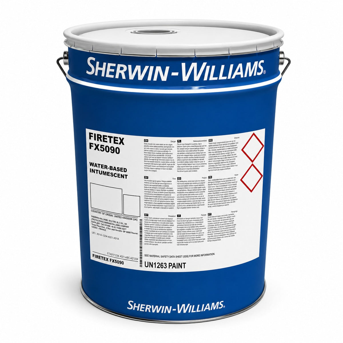 Pintura Intumescente Firetex FX 5090 - Tineta 20L | Sherwin Williams