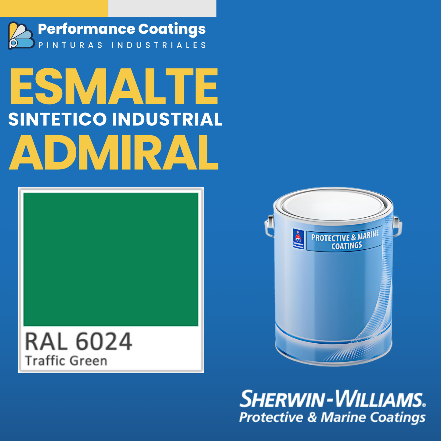 Admiral® Secado Rápido – Esmalte Sintético Brillante Profesional | Sherwin-Williams