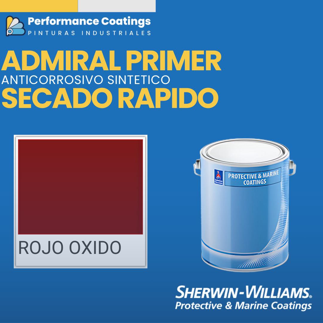 Admiral Primer - Anticorrosivo Sintético Secado Rápido -  Sherwin-Williams