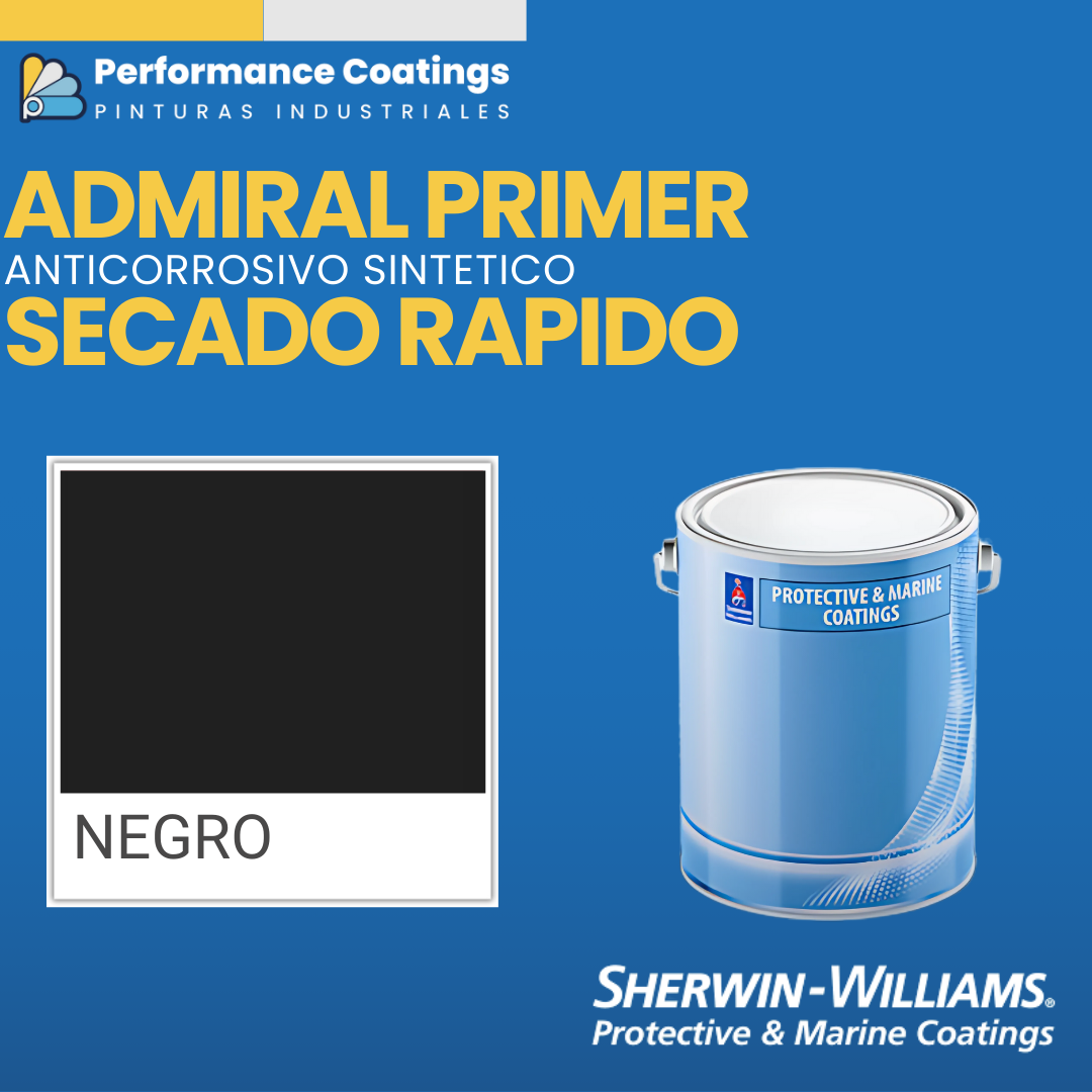Admiral Primer - Anticorrosivo Sintético Secado Rápido -  Sherwin-Williams