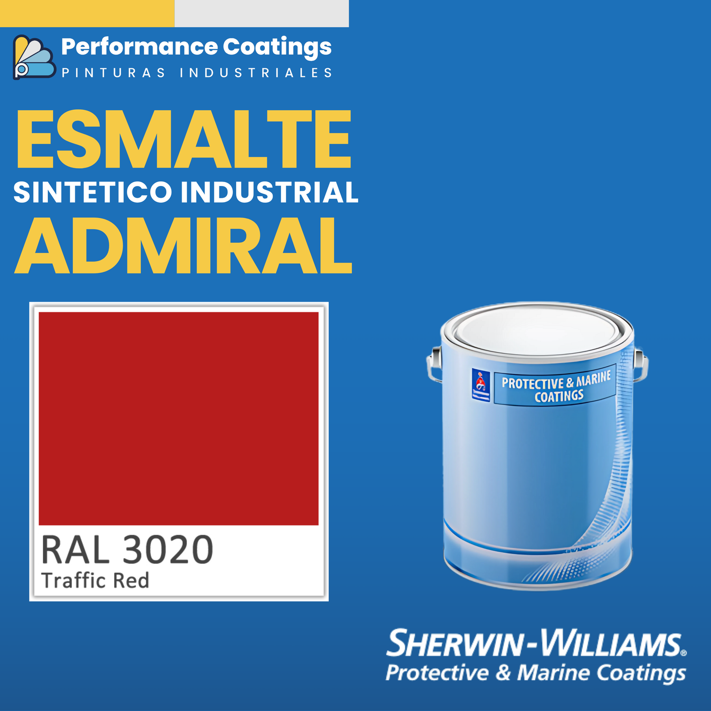 Admiral® Secado Rápido – Esmalte Sintético Brillante Profesional | Sherwin-Williams