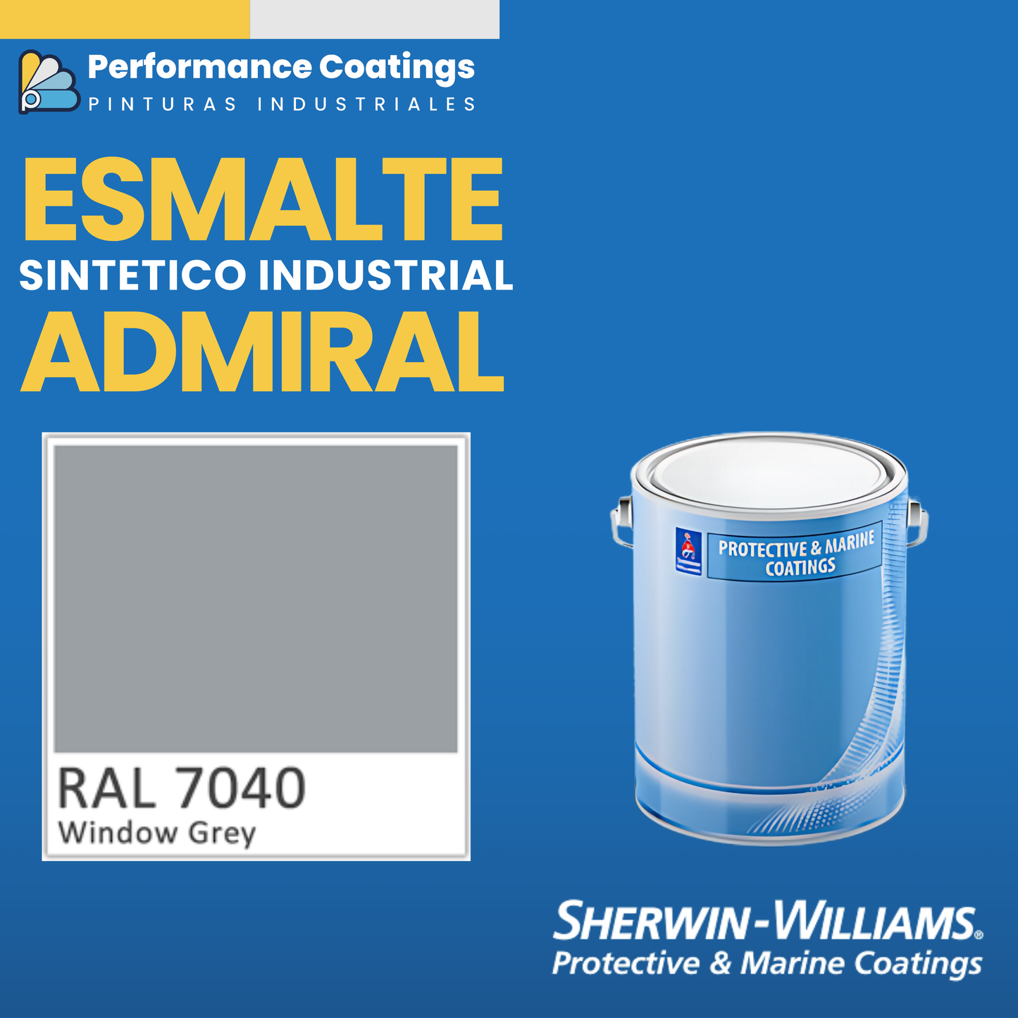 Admiral® Secado Rápido – Esmalte Sintético Brillante Profesional | Sherwin-Williams