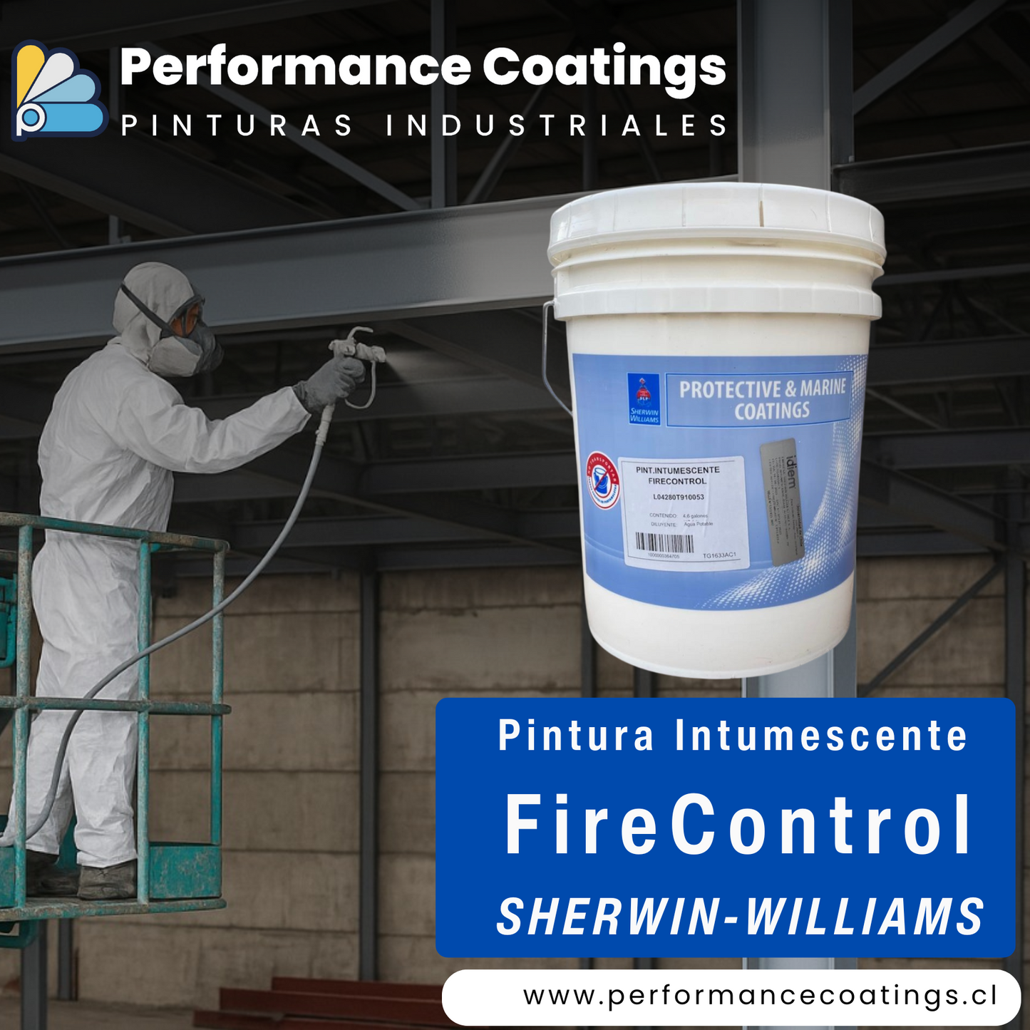 Pintura Intumescente FireControl Sherwin Williams