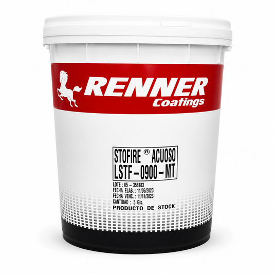 Pintura Intumescente Stofire - 5 GL - Pilares Estructurales | Renner Coatings