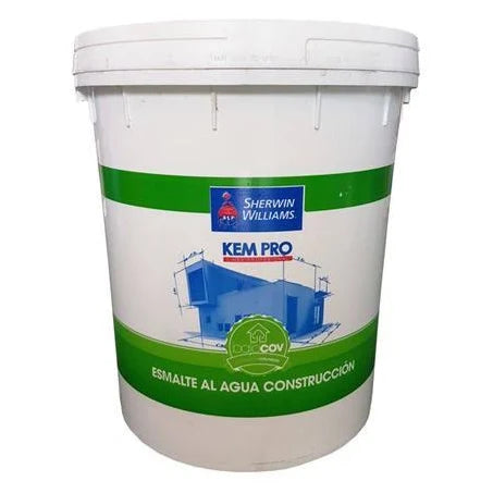 ESMALTE AL AGUA CONSTRUCCION COLORES CLAROS   KEM PRO  SHERWIN WILLIAMS - TINETA 5GLS